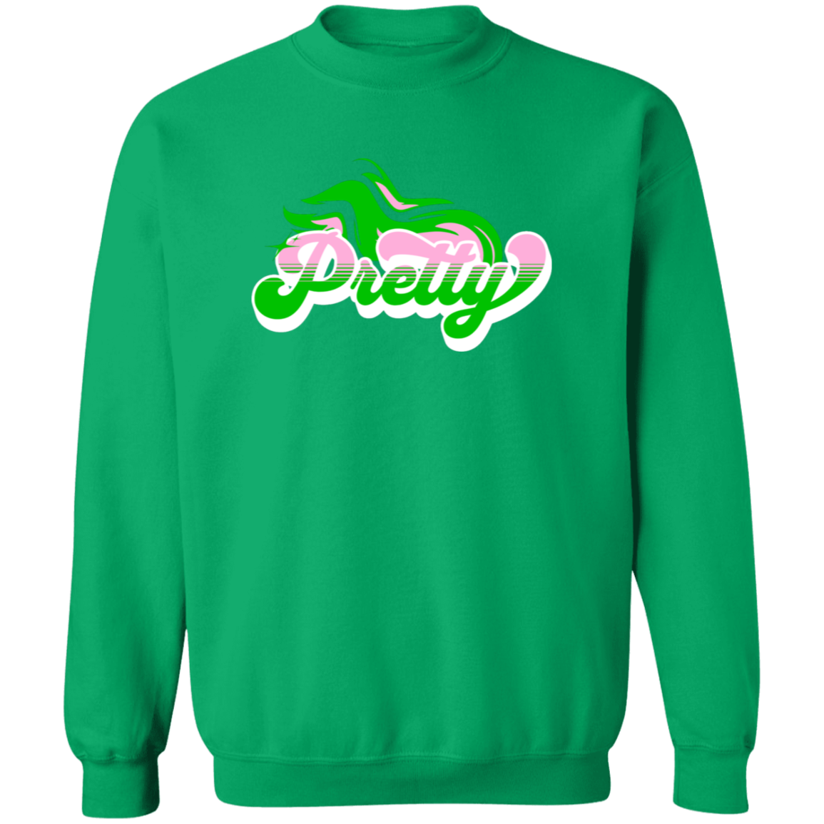 Alpha Kappa Alpha Crewneck Pullover Sweatshirt - My Greek Letters