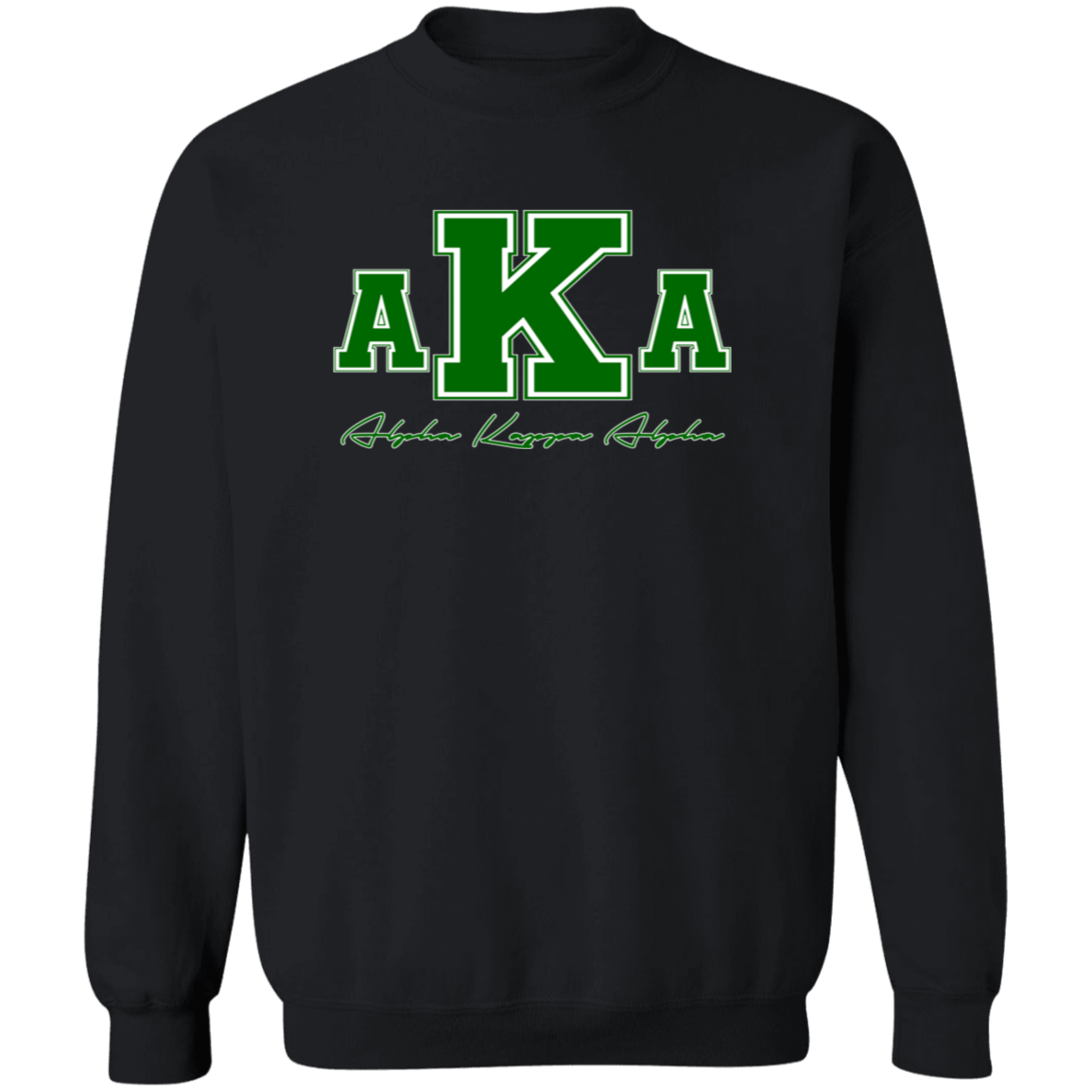 Alpha Kappa Alpha Screen Printed Crewneck Sweatshirt