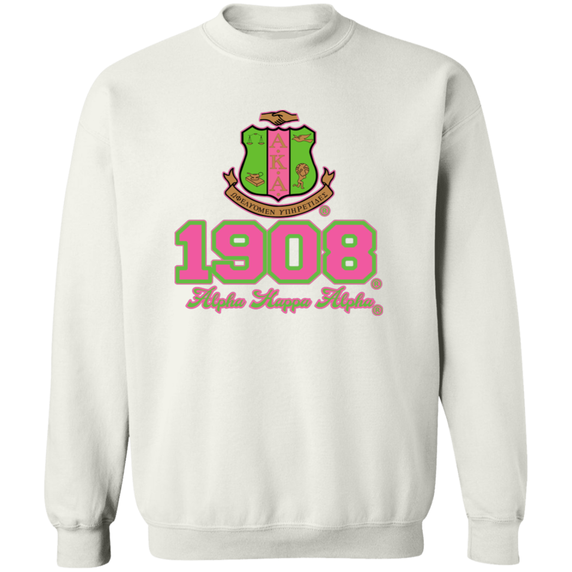 Alpha Kappa Alpha Crewneck Pullover Sweatshirt