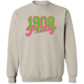 Alpha Kappa Alpha Screen Printed Crewneck Sweatshirt