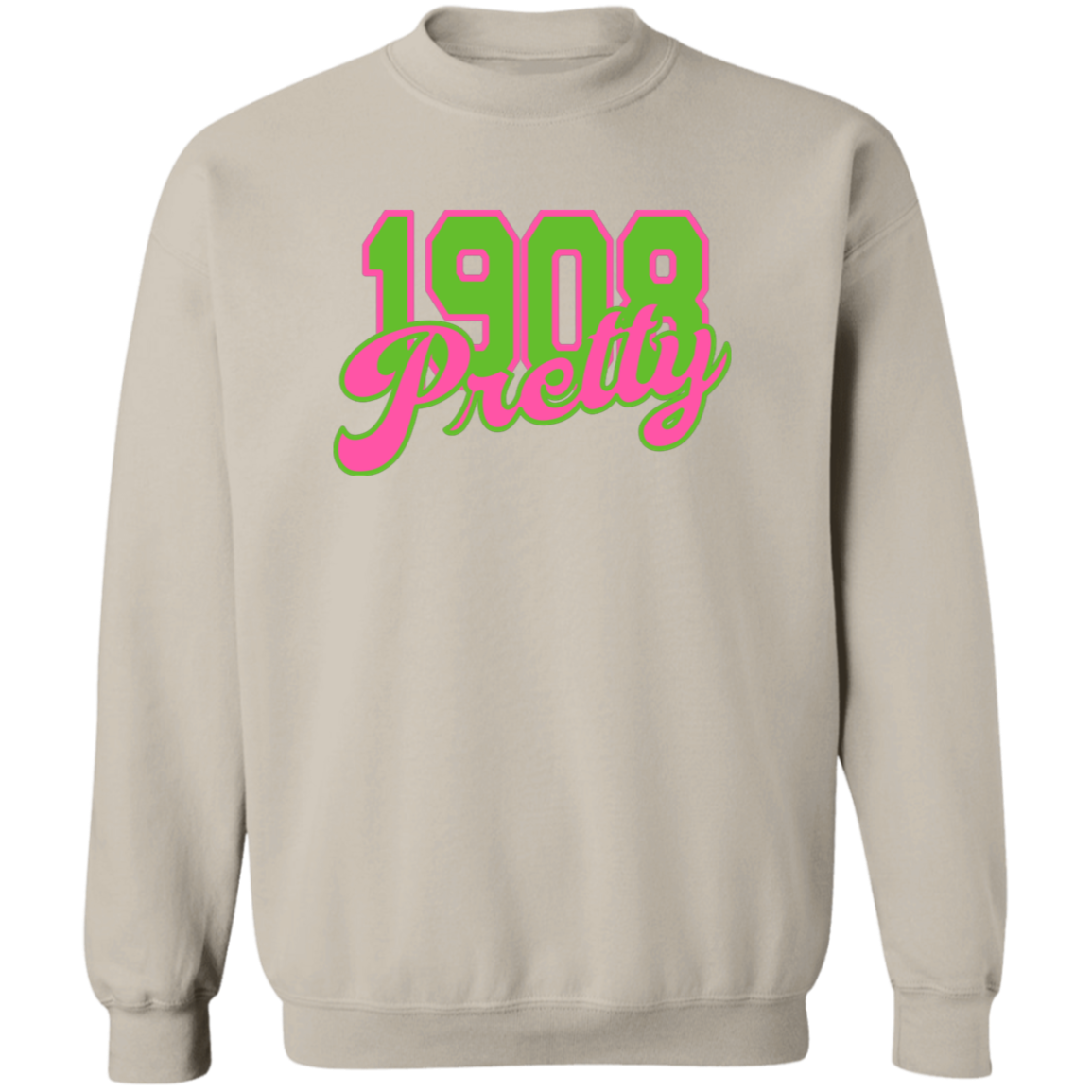 Alpha Kappa Alpha Screen Printed Crewneck Sweatshirt
