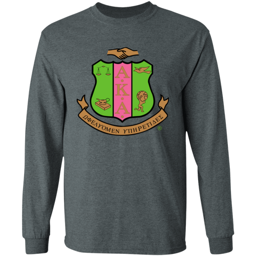 Alpha Kappa Alpha Screen Printed Long Sleeve