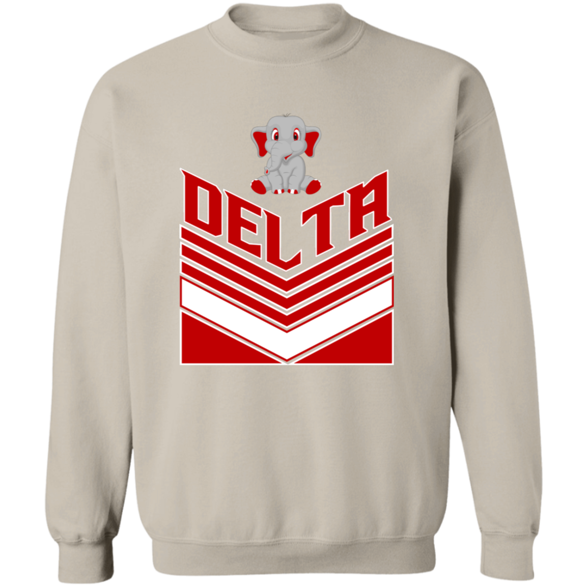 Delta Sigma Theta Sweatshirt Paraphernalia Screen Printed Unisex