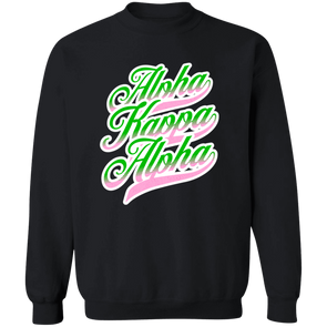 Alpha Kappa Alpha Crewneck Pullover Sweatshirt - My Greek Letters