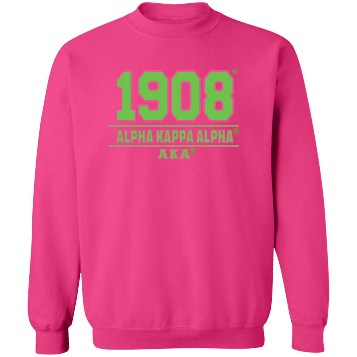 Alpha Kappa Alpha Crewneck Pullover Sweatshirt