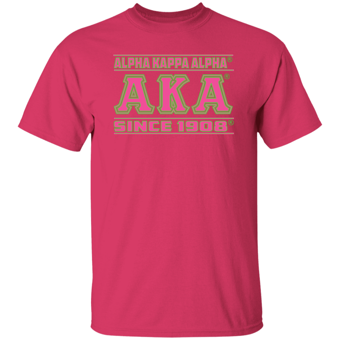 Alpha Kappa Alpha Screen Printed T-Shirt