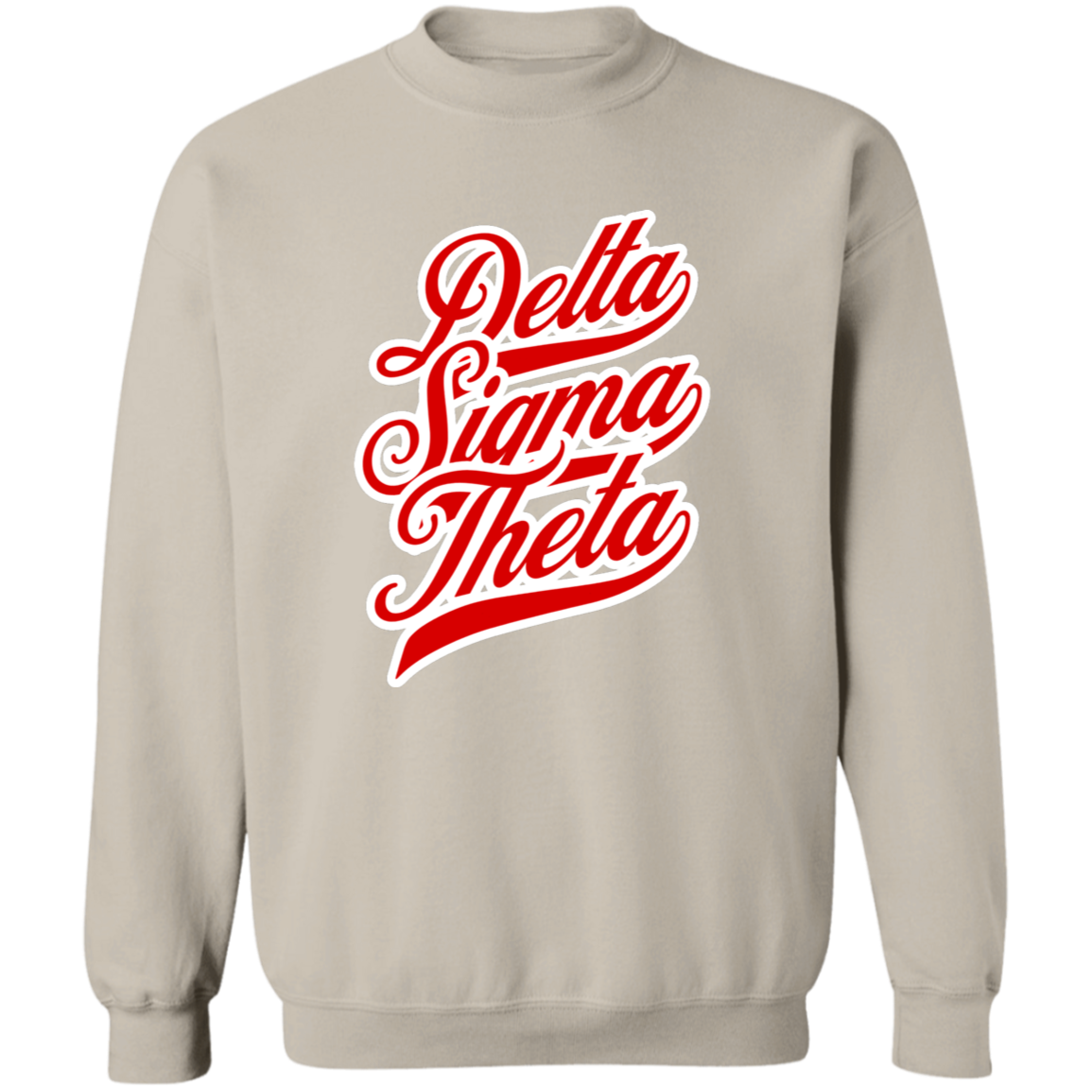 Delta Sigma Theta Sweatshirt Paraphernalia Screen Printed Unisex