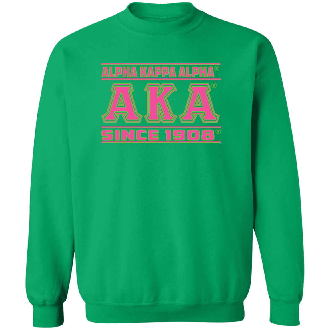 Alpha Kappa Alpha Crewneck Pullover Sweatshirt