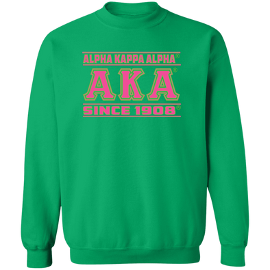 Alpha Kappa Alpha Crewneck Pullover Sweatshirt