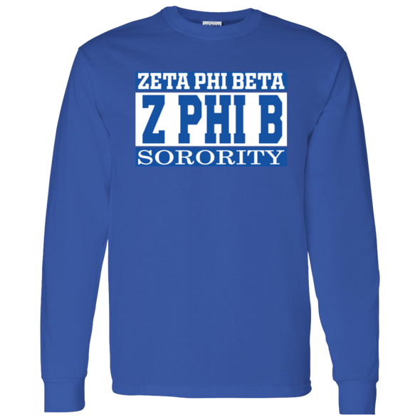 Zeta Phi Beta Sorority LS T-Shirt