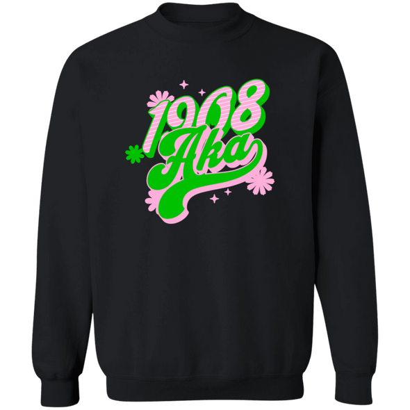 Alpha Kappa Alpha Crewneck Pullover Sweatshirt - My Greek Letters