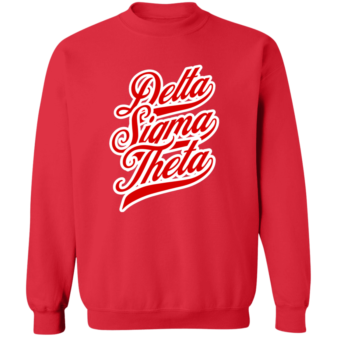 Delta Sigma Theta Sweatshirt Paraphernalia Screen Printed Unisex