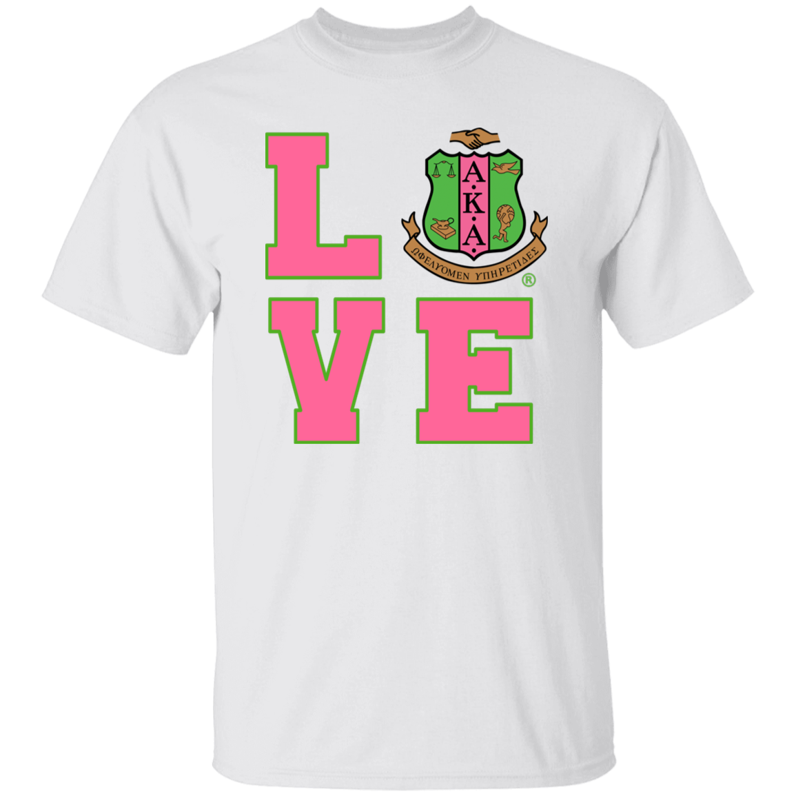 Alpha Kappa Alpha Screen Printed T-Shirt