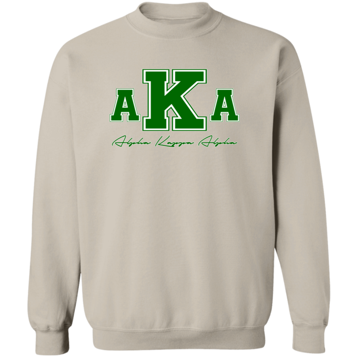 Alpha Kappa Alpha Screen Printed Crewneck Sweatshirt