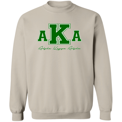Alpha Kappa Alpha Screen Printed Crewneck Sweatshirt