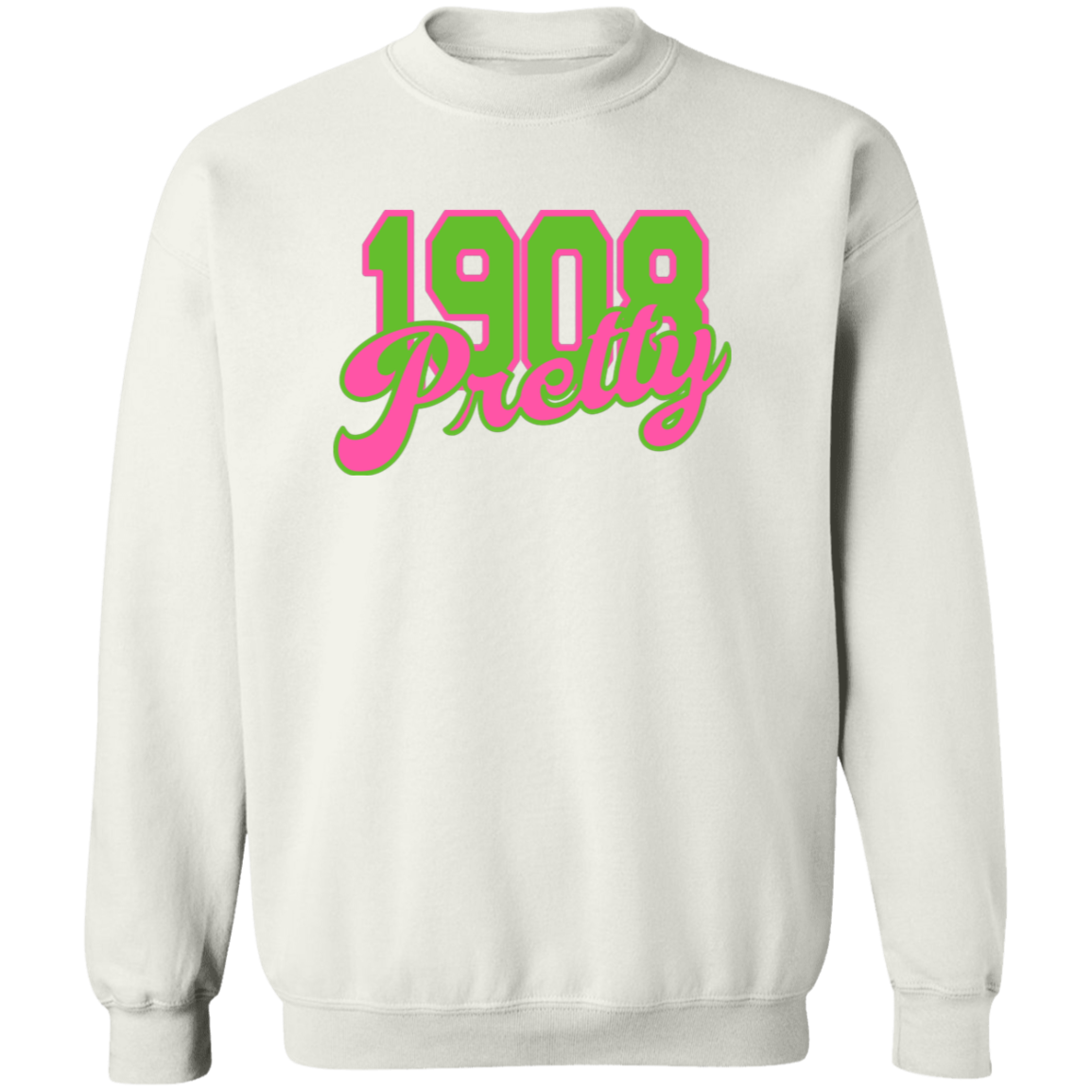 Alpha Kappa Alpha Screen Printed Crewneck Sweatshirt