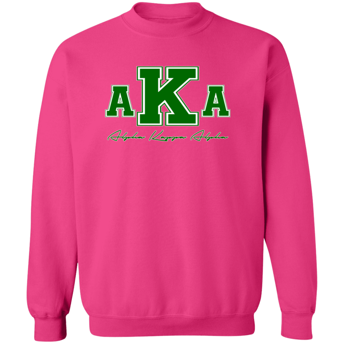 Alpha Kappa Alpha Screen Printed Crewneck Sweatshirt