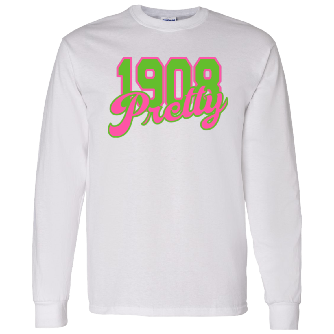 Alpha Kappa Alpha Screen Printed Long Sleeve