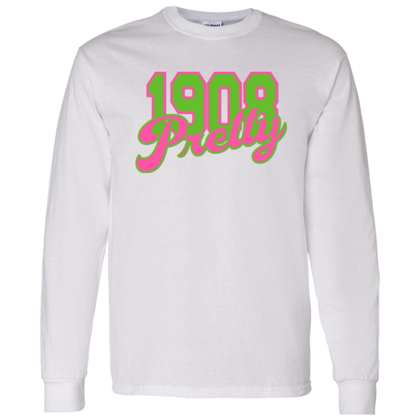 Alpha Kappa Alpha Screen Printed Long Sleeve