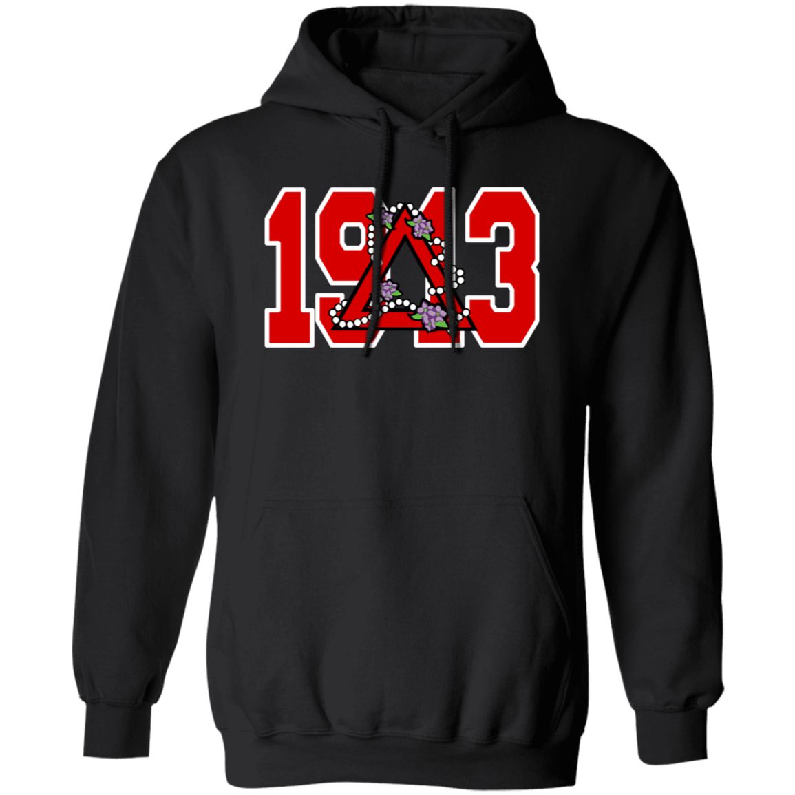 Delta Sigma Theta Hoodie Paraphernalia Screen Printed Unisex