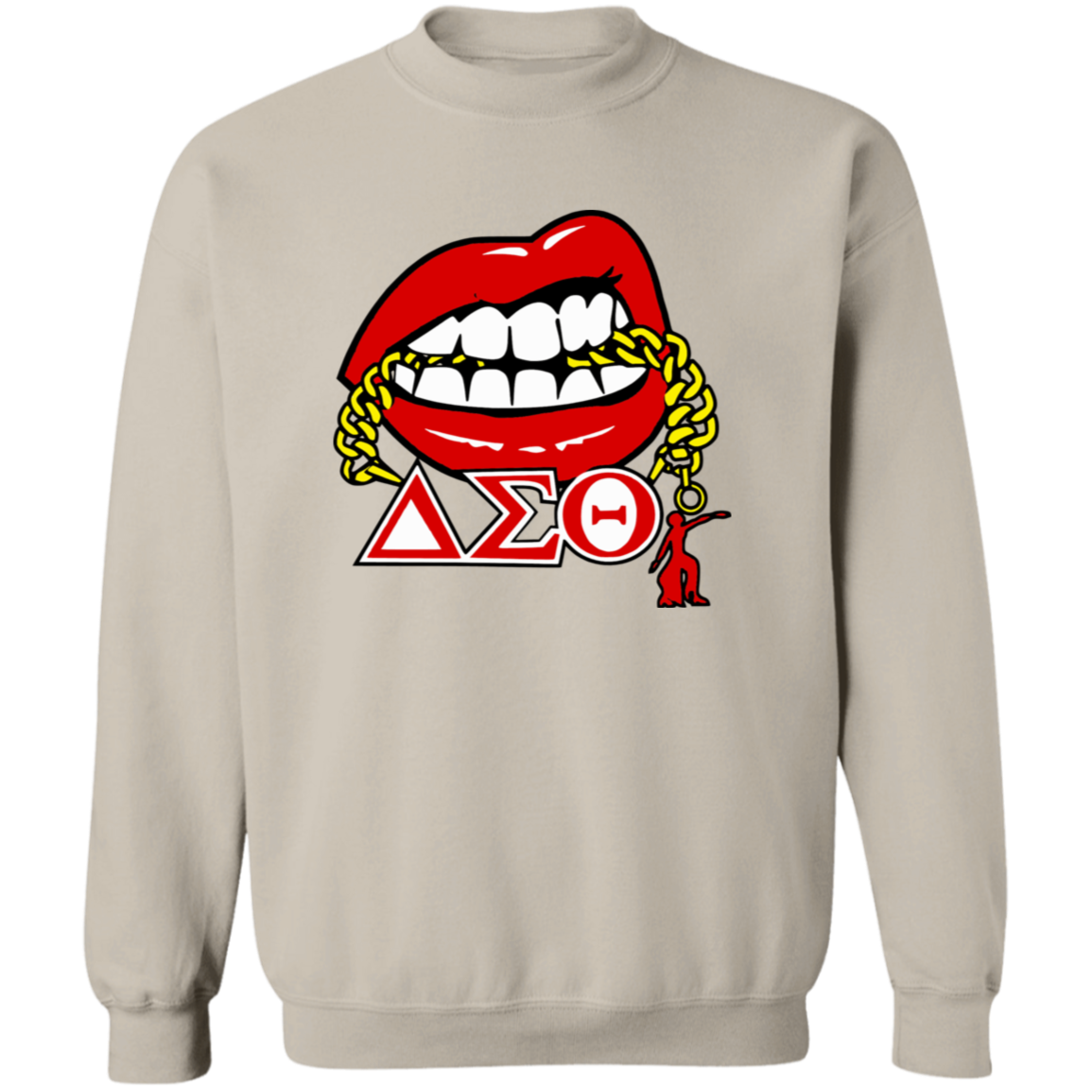 Delta Sigma Theta Sweatshirt Paraphernalia Screen Printed Unisex