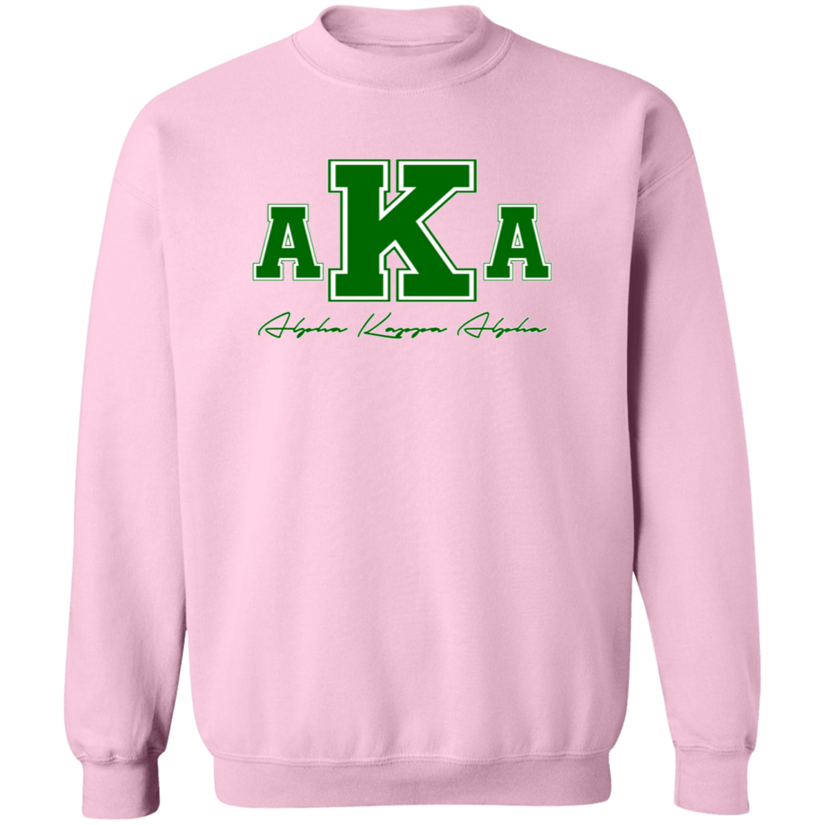 Alpha Kappa Alpha Screen Printed Crewneck Sweatshirt