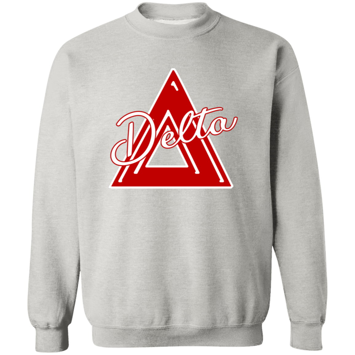 Delta Sigma Theta Sweatshirt Paraphernalia Screen Printed Unisex