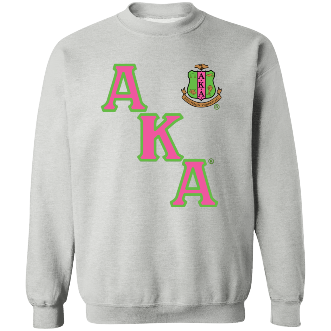 Alpha Kappa Alpha Crewneck Pullover Sweatshirt