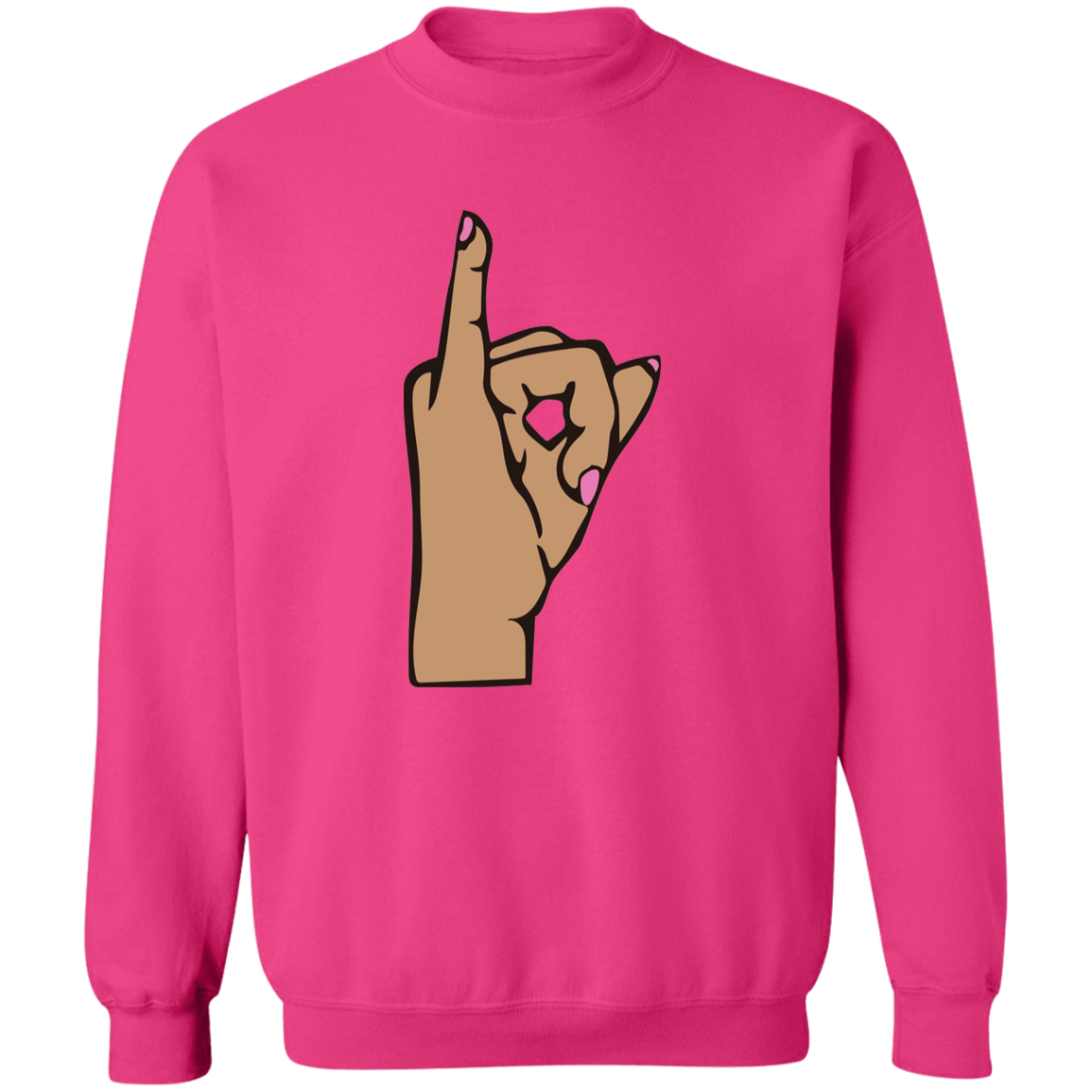 Alpha Kappa Alpha Screen Printed Crewneck Sweatshirt