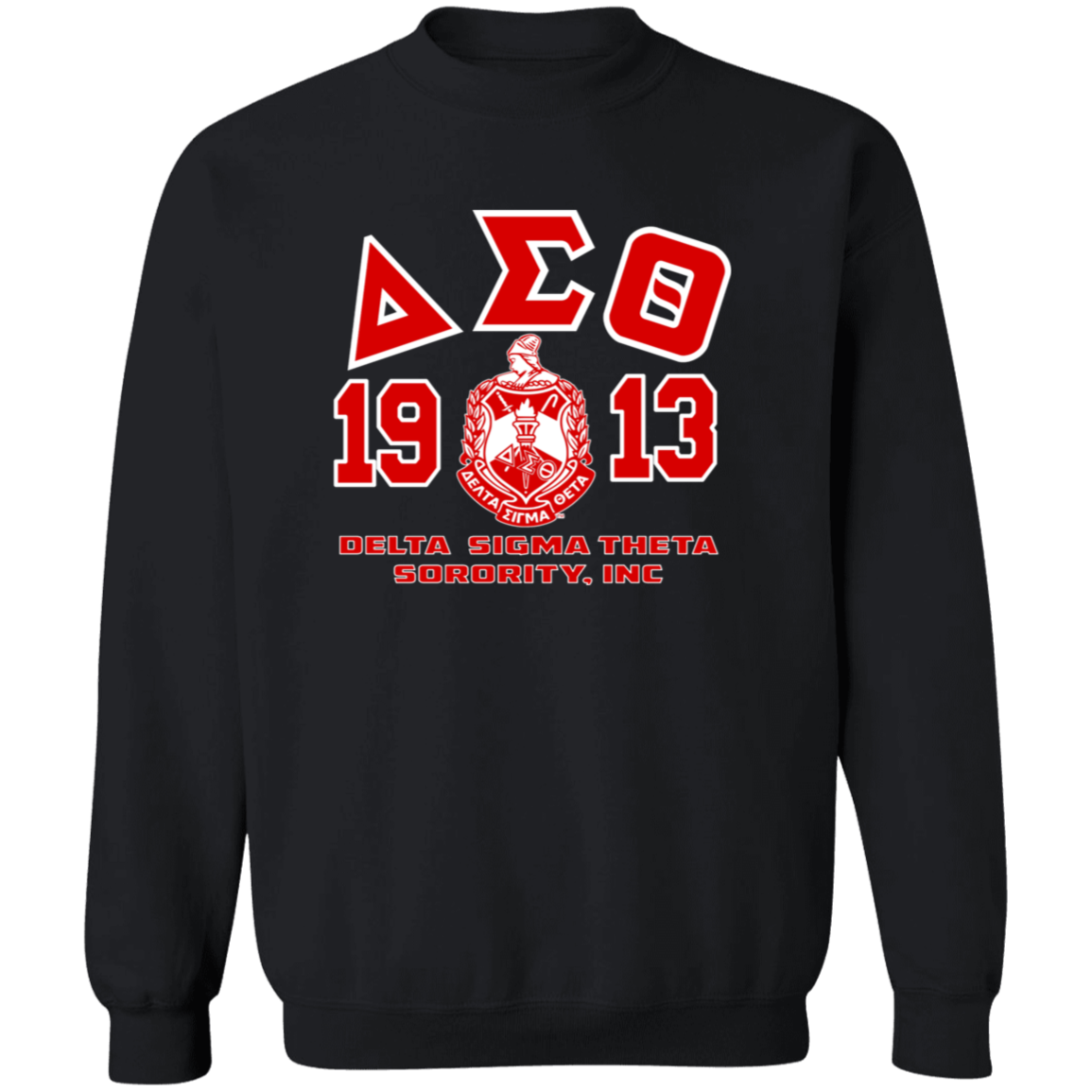 Delta Sigma Theta Sweatshirt Paraphernalia Screen Printed Unisex