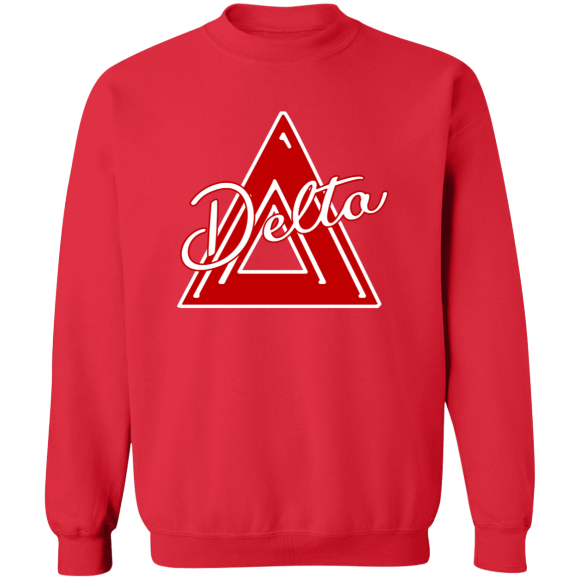Delta Sigma Theta Sweatshirt Paraphernalia Screen Printed Unisex