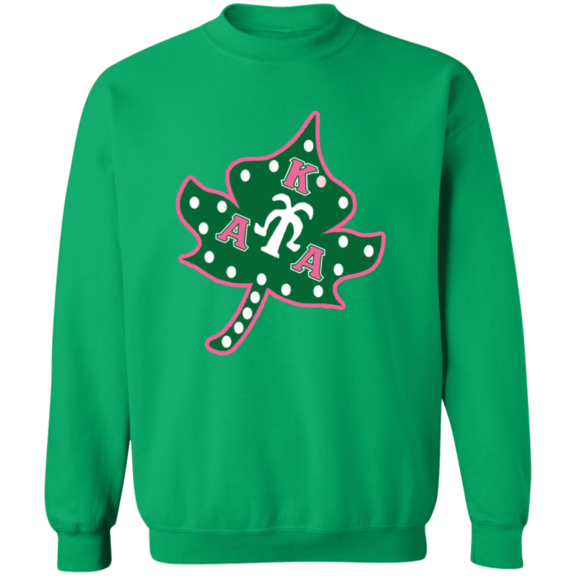 Alpha Kappa Alpha Screen Printed Crewneck Sweatshirt