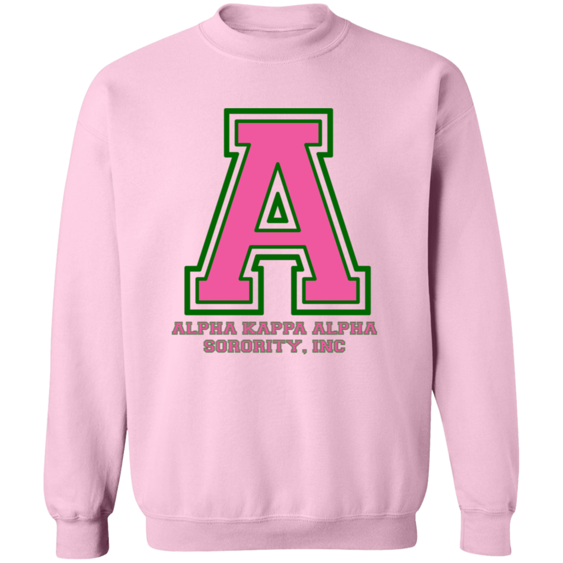 Alpha Kappa Alpha Screen Printed Crewneck Sweatshirt