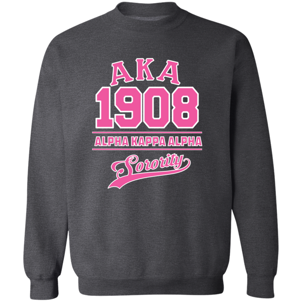 Alpha Kappa Alpha Screen Printed Crewneck Sweatshirt
