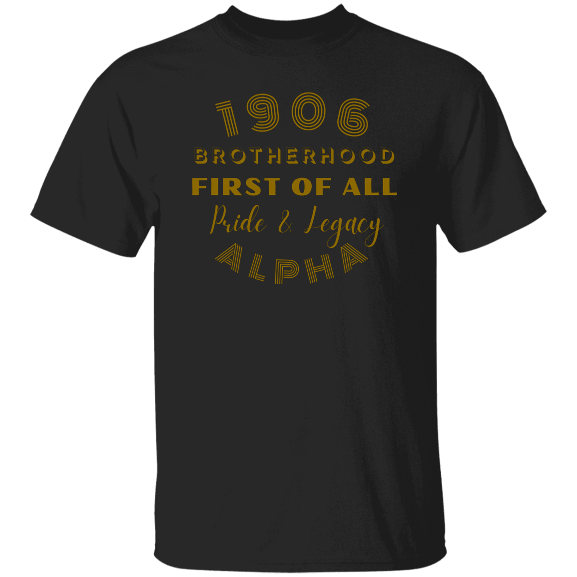 Alpha Phi Alpha Black Ice Collection T-Shirt . Ed. 14 - My Greek Letters