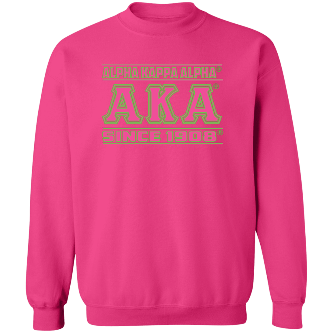 Alpha Kappa Alpha Crewneck Pullover Sweatshirt