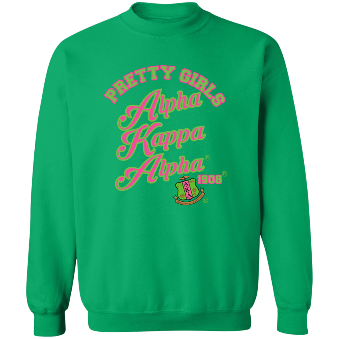 Alpha Kappa Alpha Crewneck Pullover Sweatshirt