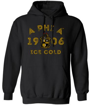 Alpha Phi Alpha Black Ice Collection Hoodie Ed. 6