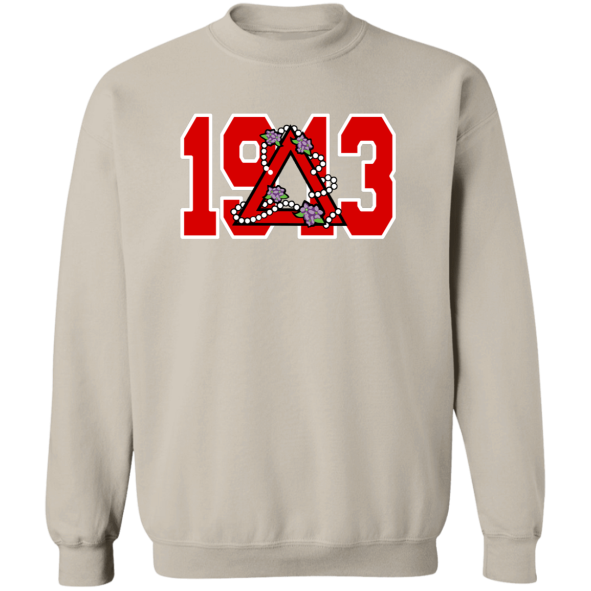 Delta Sigma Theta Sweatshirt Paraphernalia Screen Printed Unisex