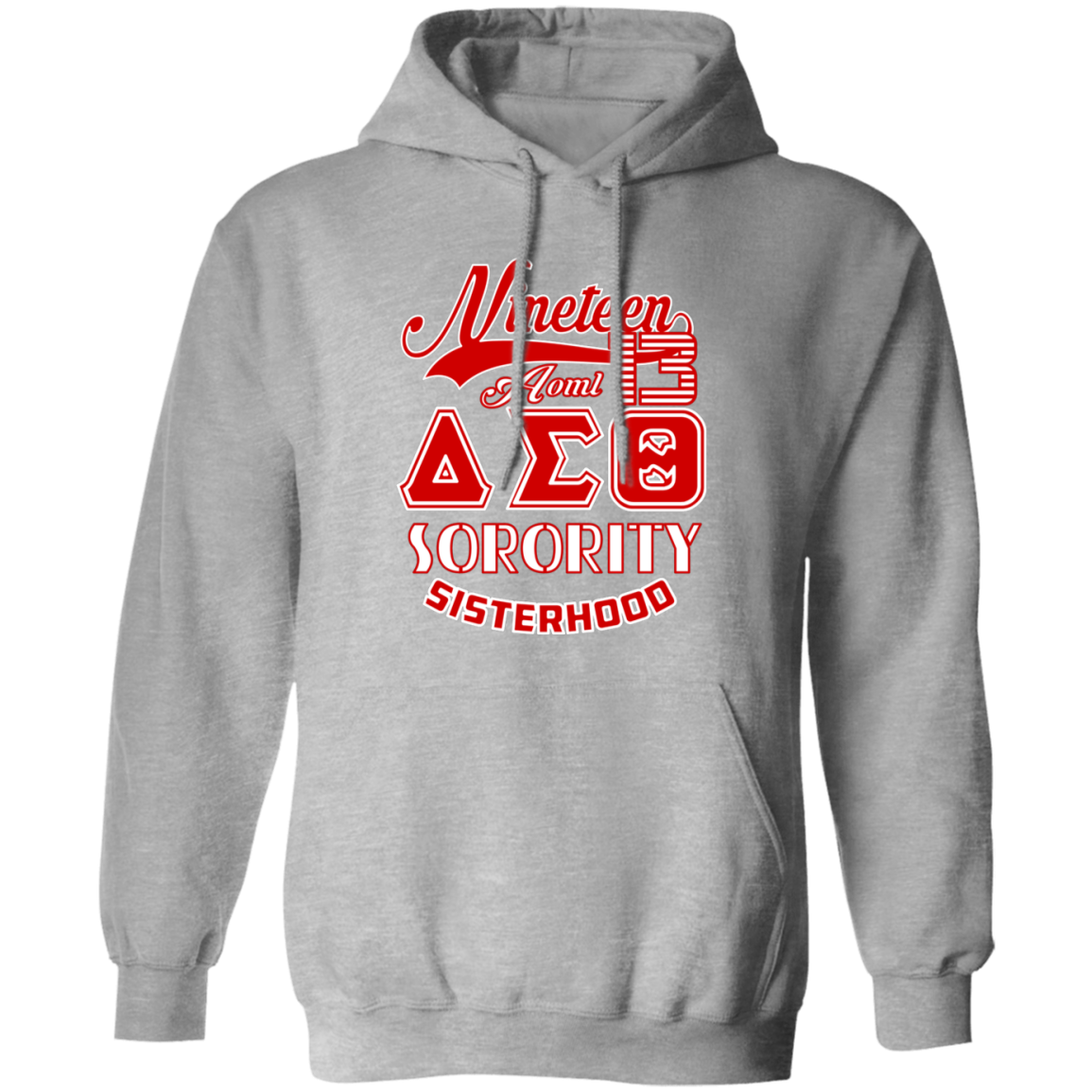 Delta Sigma Theta Hoodie Paraphernalia Screen Printed Unisex