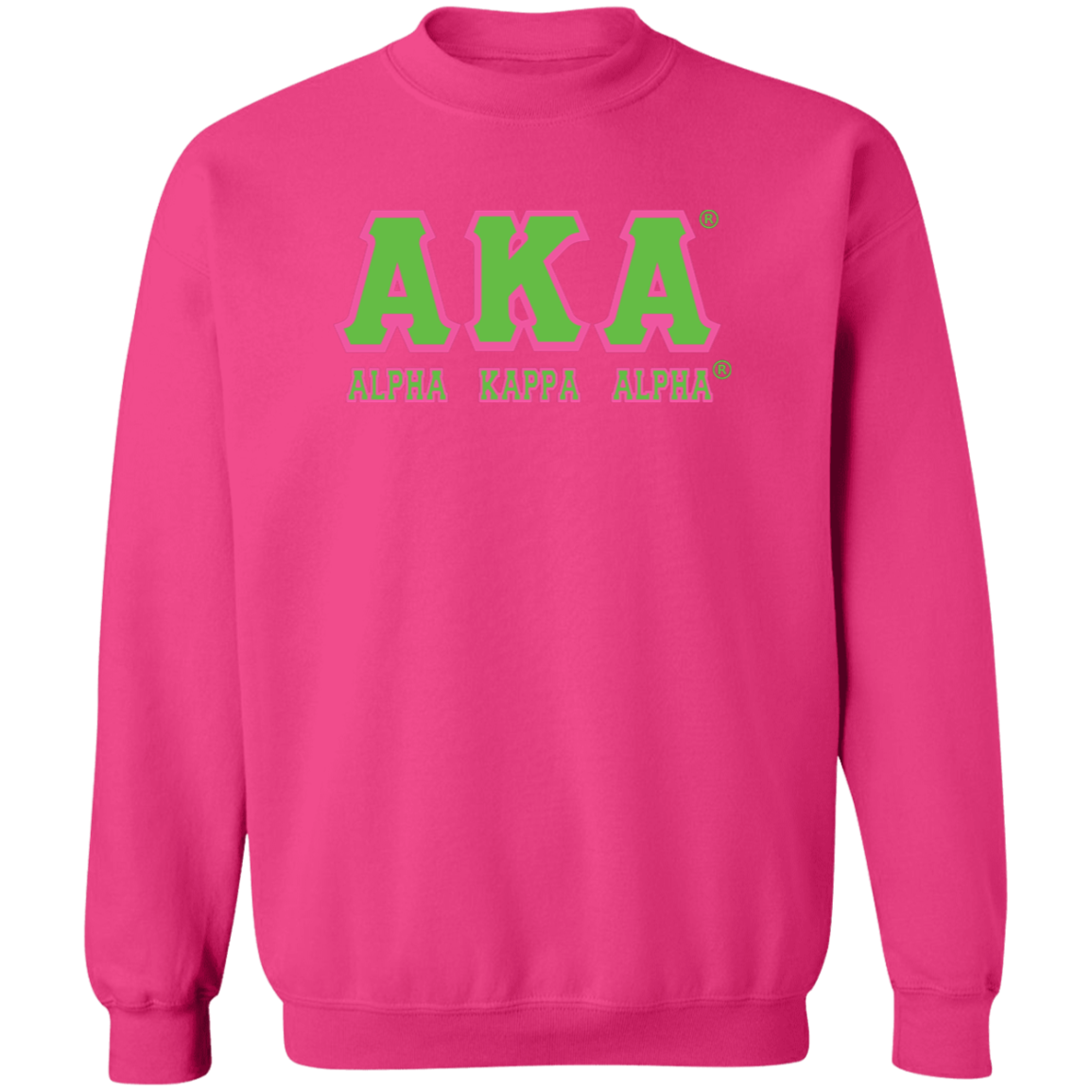 Alpha Kappa Alpha Crewneck Pullover Sweatshirt