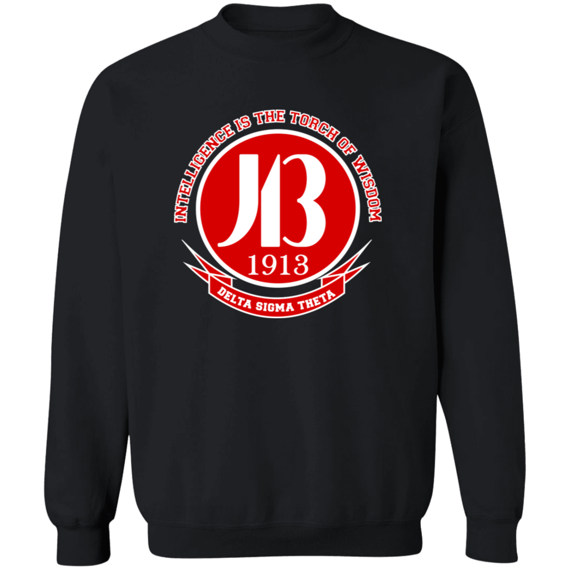 Delta Sigma Theta Sweatshirt Paraphernalia Screen Printed Unisex