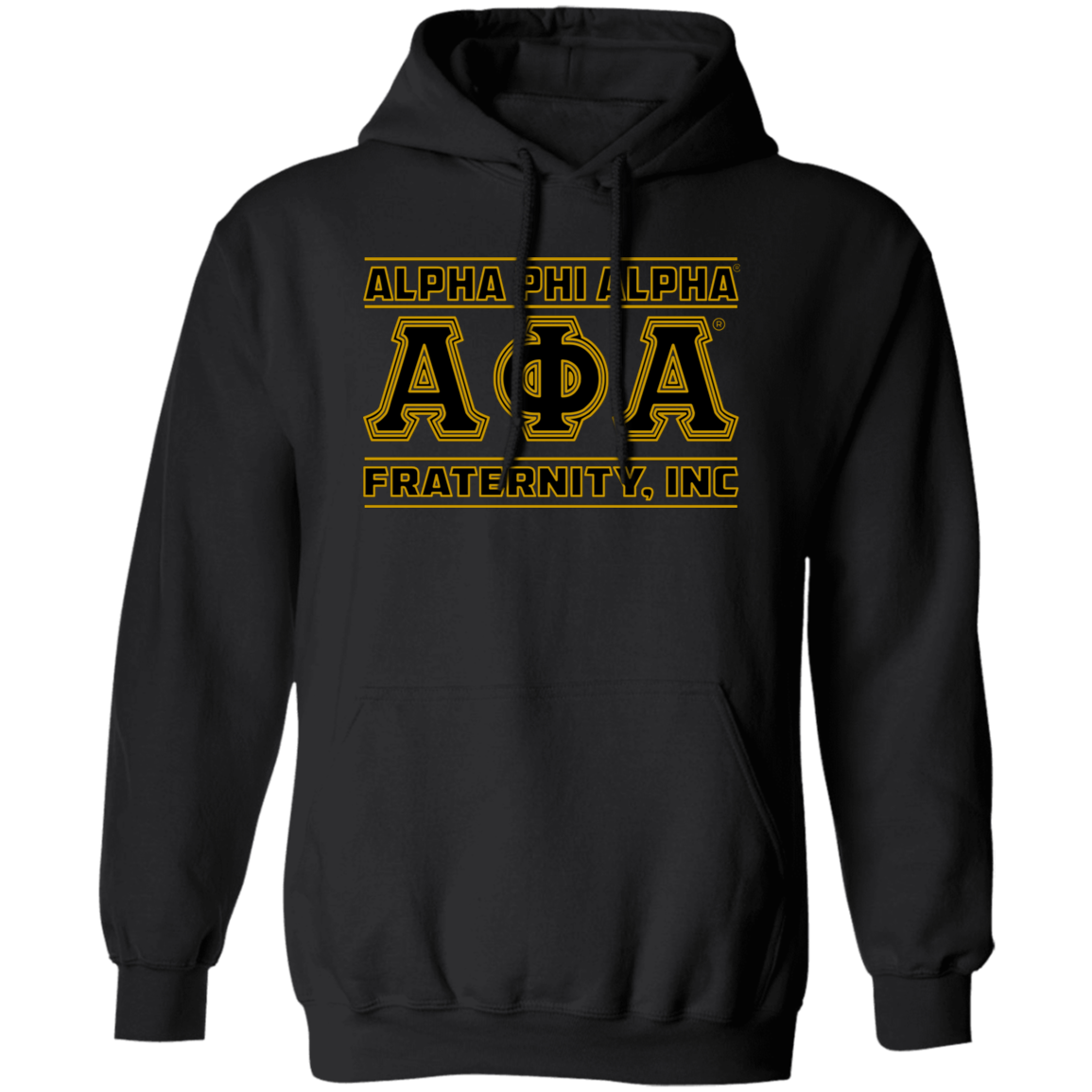 Alpha Phi Alpha Black Ice Collection Hoodie Ed. 7 - My Greek Letters