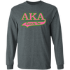 Alpha Kappa Alpha Screen Printed Long Sleeve