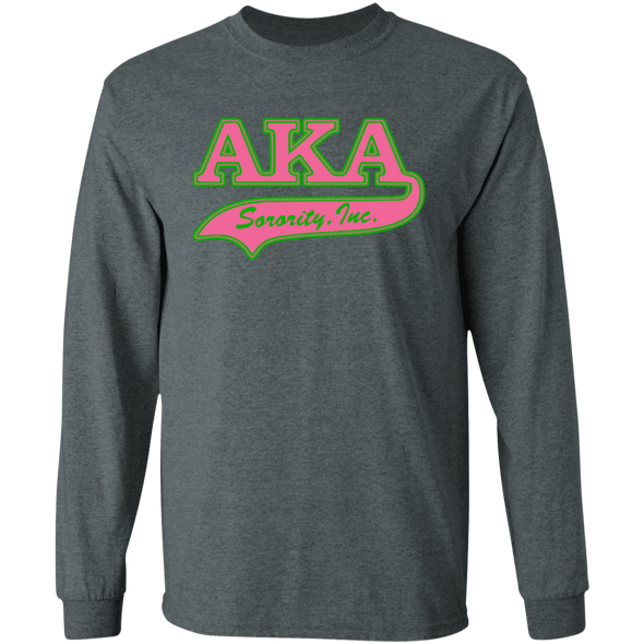 Alpha Kappa Alpha Screen Printed Long Sleeve