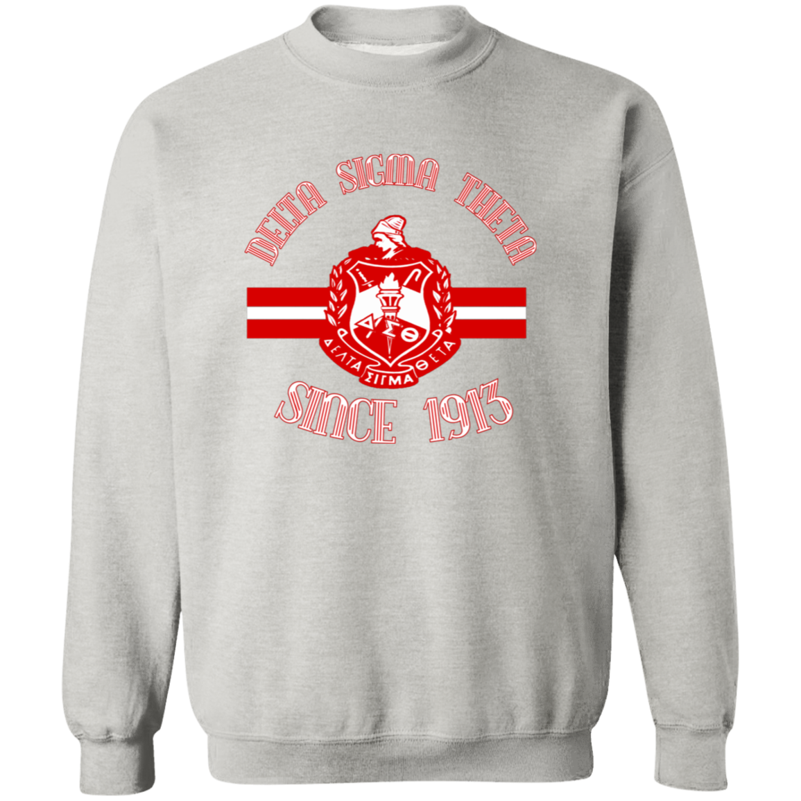 Delta Sigma Theta Sweatshirt Paraphernalia Screen Printed Unisex