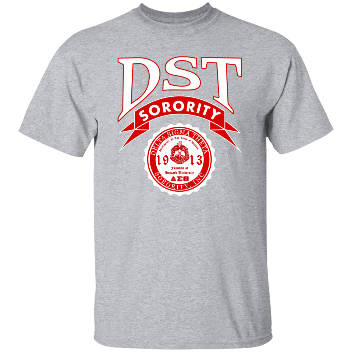 Delta Sigma Theta T-Shirt Paraphernalia Screen Printed Unisex