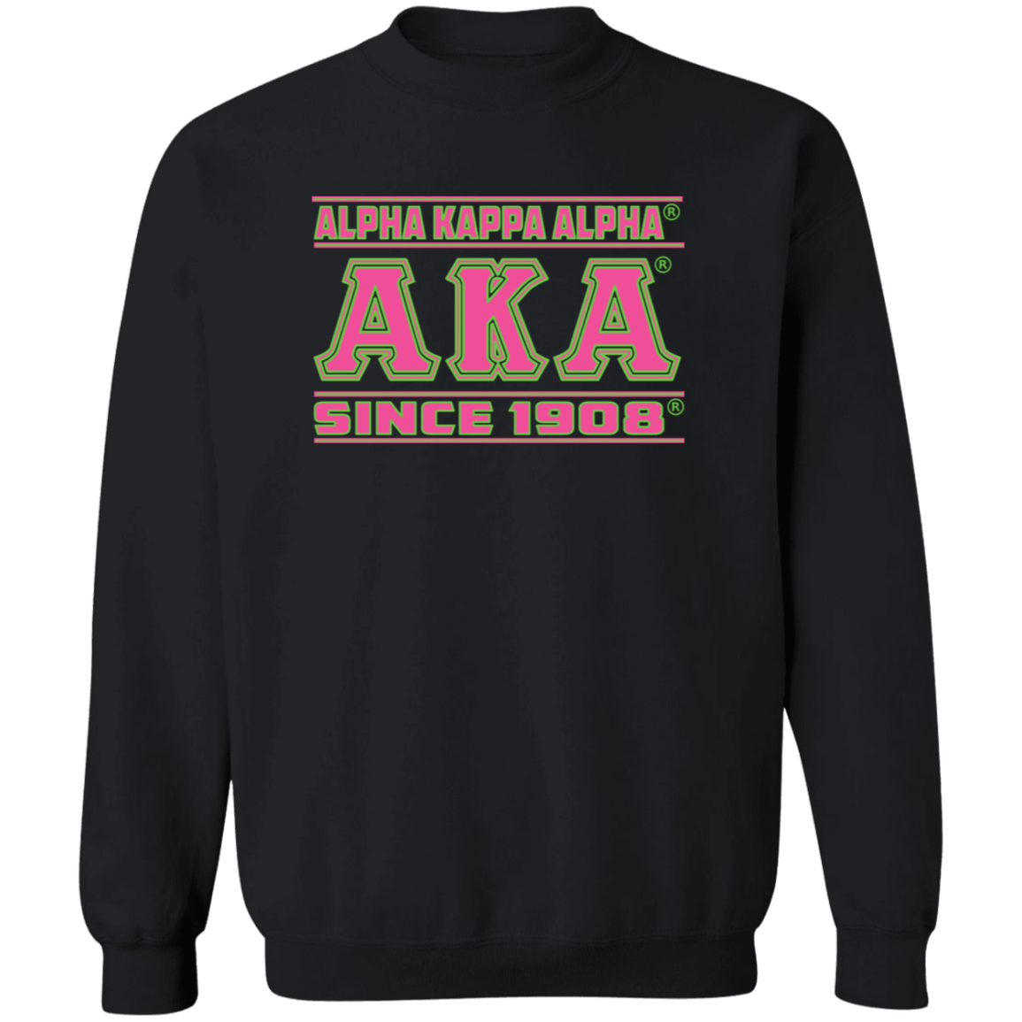 Alpha Kappa Alpha Crewneck Pullover Sweatshirt
