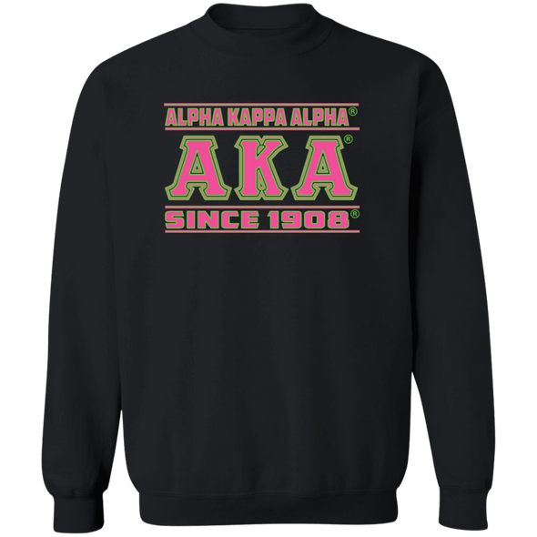 Alpha Kappa Alpha Crewneck Pullover Sweatshirt