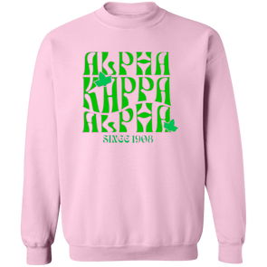 Alpha Kappa Alpha Crewneck Pullover Sweatshirt - My Greek Letters